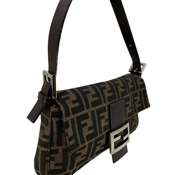 Fendi FF Zucca Canvas Baguette Bag - Picture 4 of 9